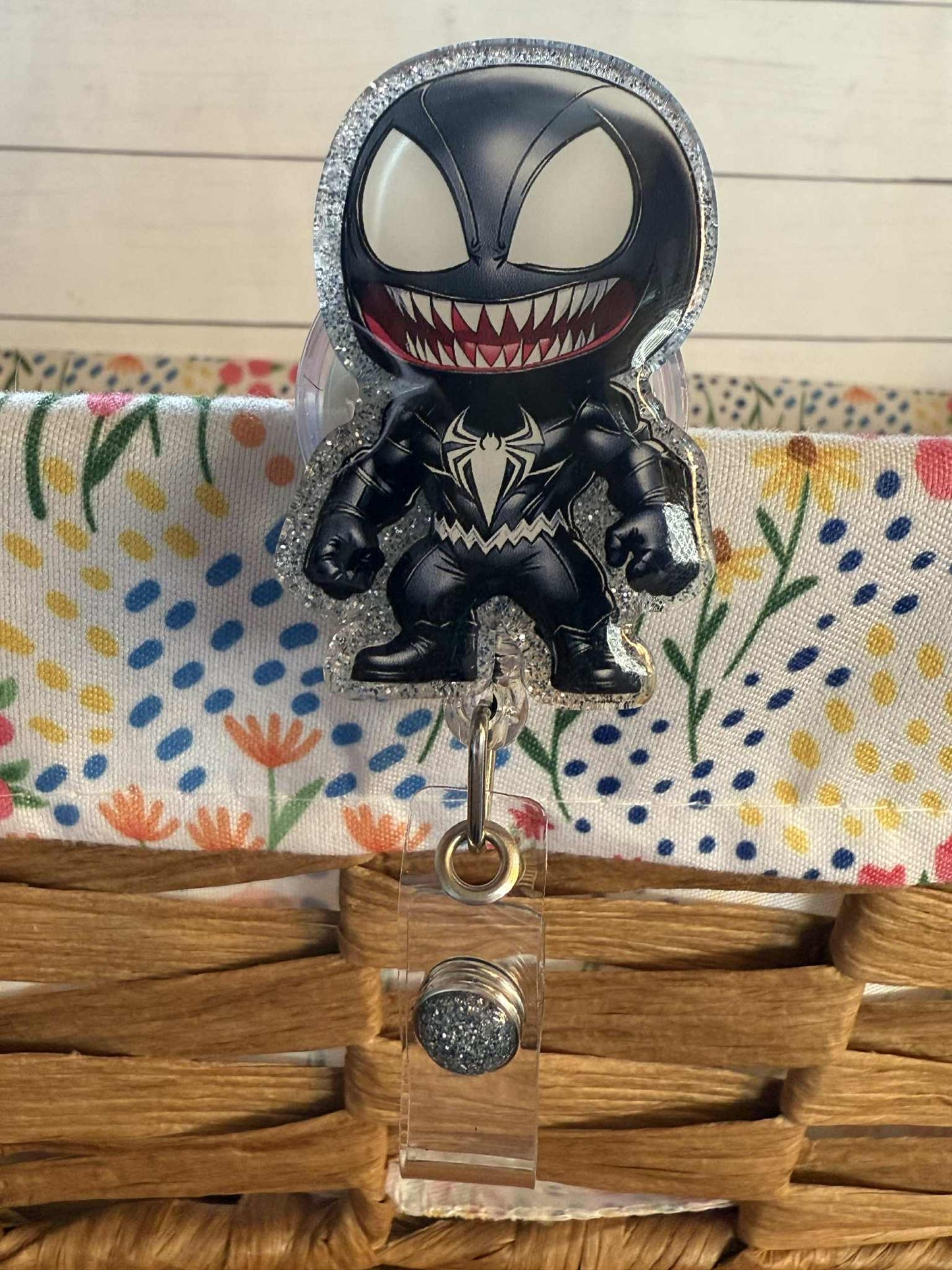 Venom-silver glitter