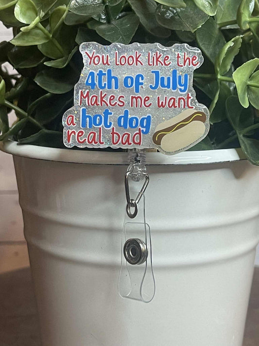 You look like the 4th of July. Makes me want a hot dog real bad. Legally Blonde