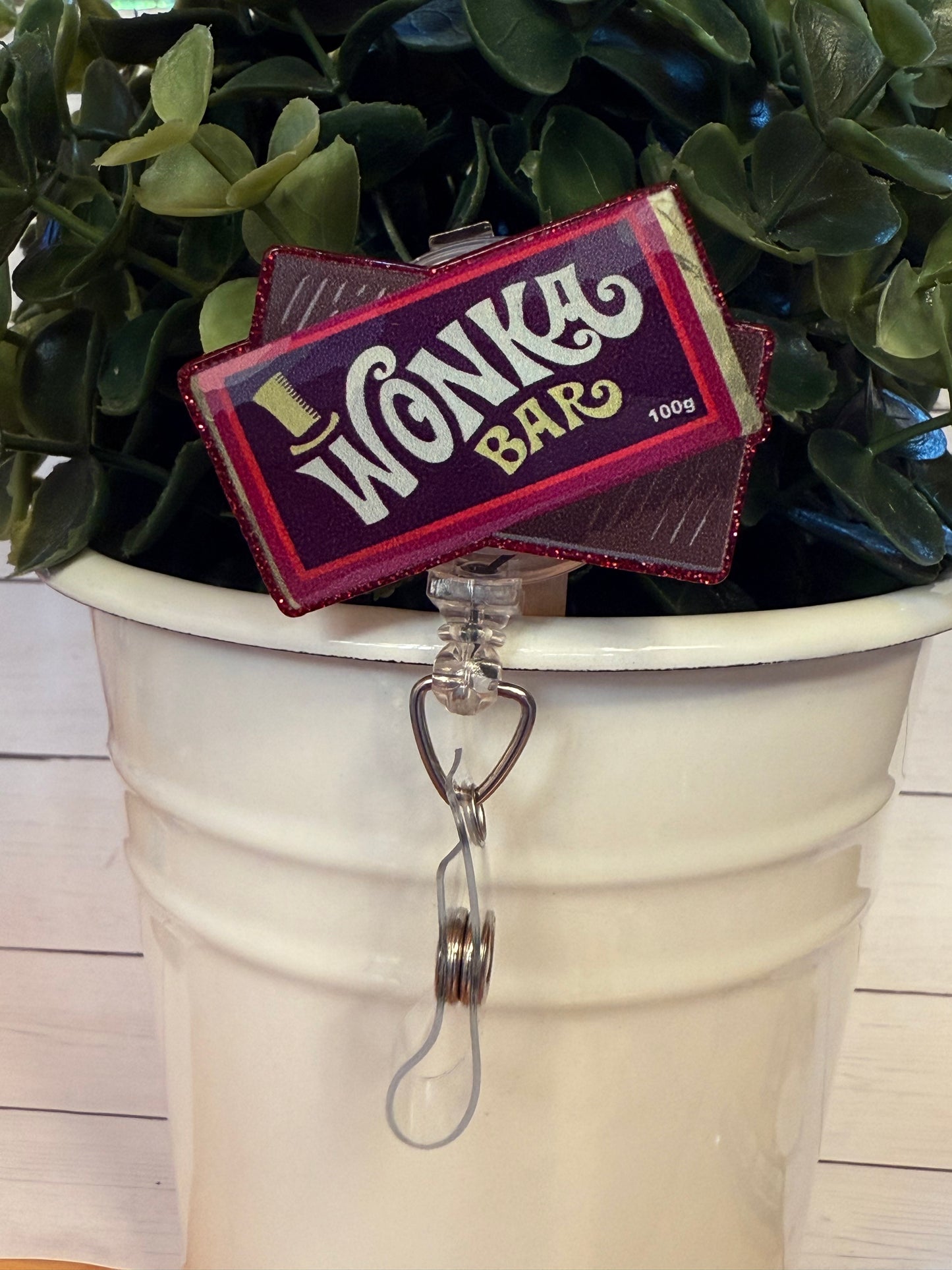 2"x1.5" Willy Wonka Chocolate Bar