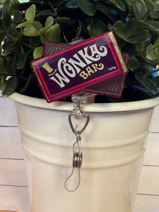 2"x1.5" Willy Wonka Chocolate Bar
