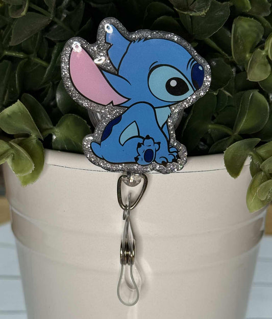 Stitch-Silver Glitter