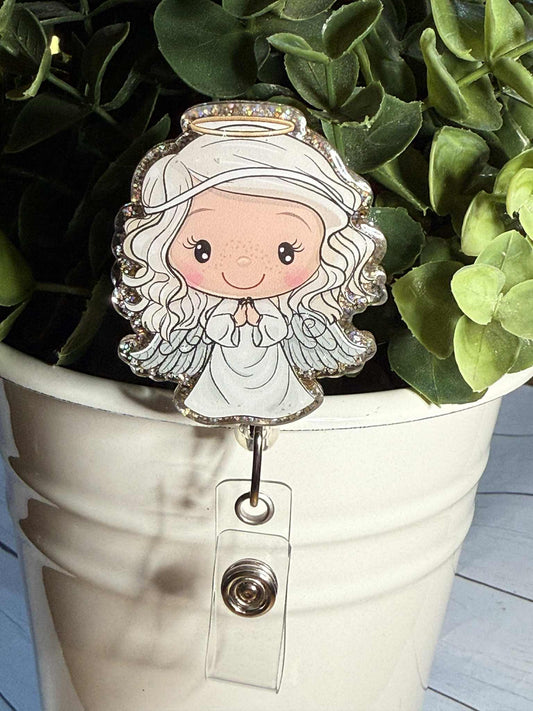 Christmas Angel-Champagne Glitter