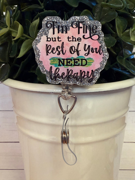 1.75"x1.5" I'm fine but the rest of you need therapy