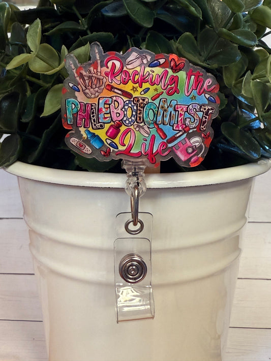 2"x1.5" Rocking the phlebotomist life