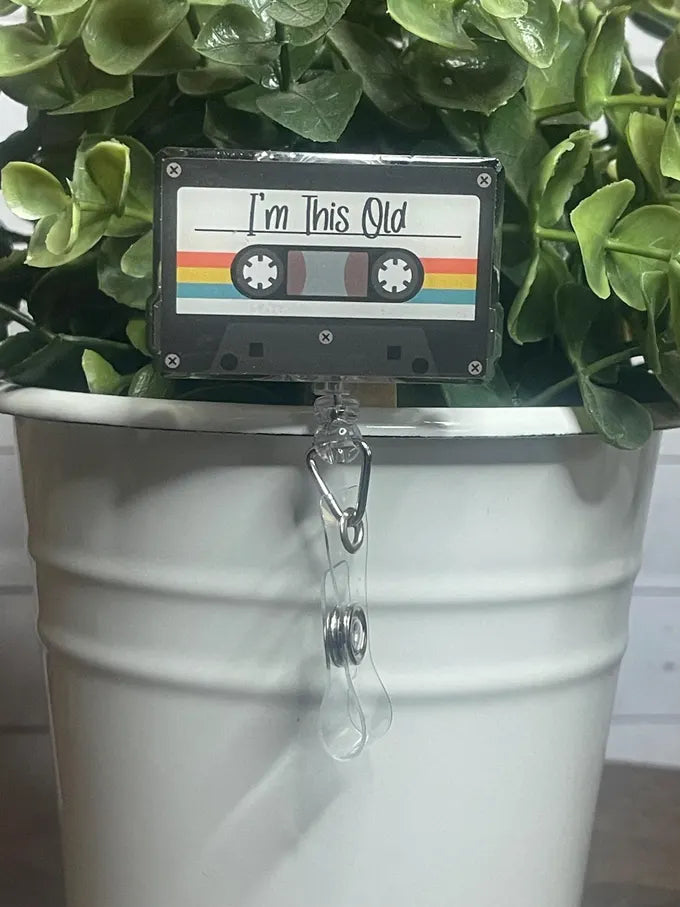 I'm this old cassette tape-black mica