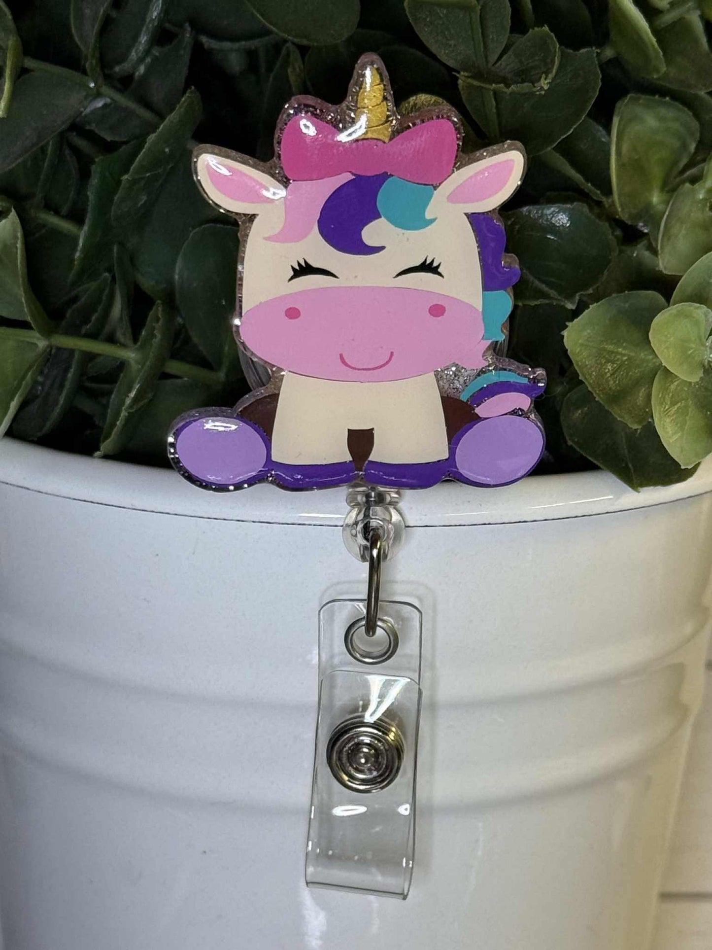 Unicorn-Silver Glitter